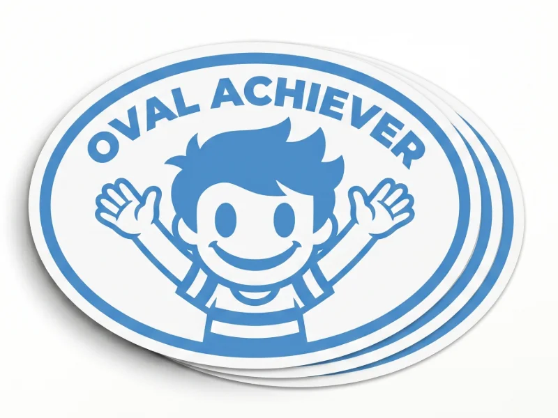 Oval Stickers
